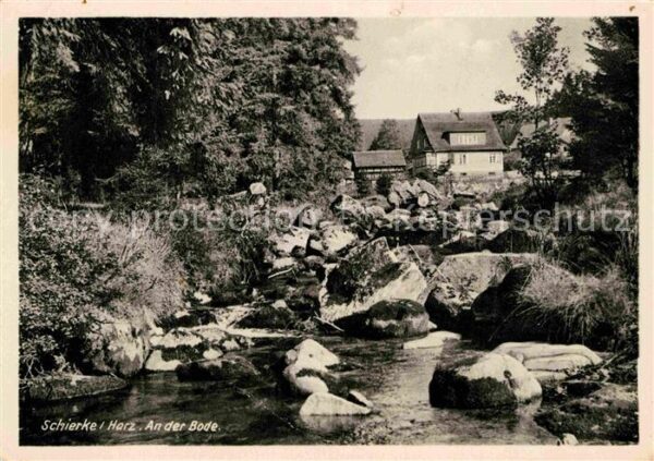 Schierke Harz Partie an der Bode