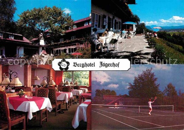 Isny Allgaeu Berghotel Jägerhof Restaurant Tennispla