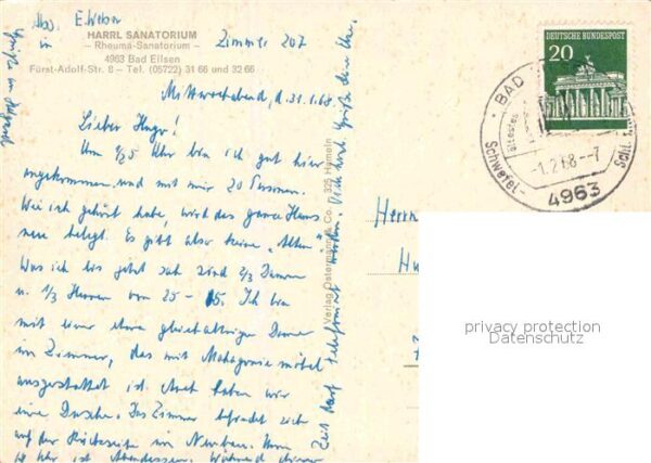 Bad Eilsen Harrl Sanatorium – Bild 2