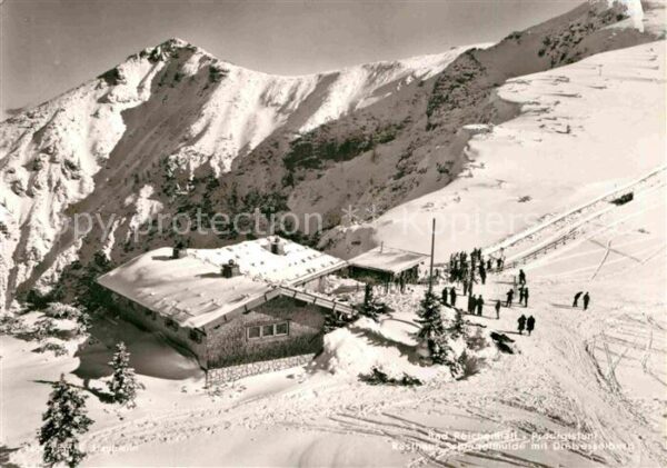 Bad Reichenhall Predigtstuhlbahn Gipfelstation Wintersp