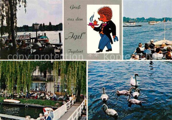 Tegelort Restaurant zum Igel am Tegeler See Schw