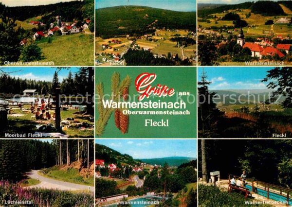 Warmensteinach Panorama OT Oberwarmensteinach und Flec