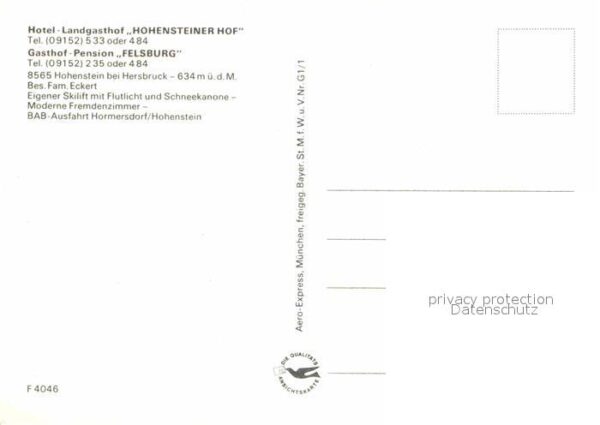 Hohenstein Kirchensittenbach Hotel Landgasthof Hohensteiner Hof Gast – Bild 2