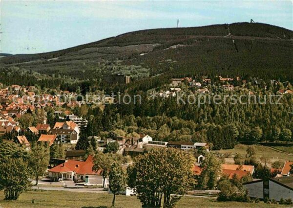 Braunlage Panorama Blick zum Wurmberg