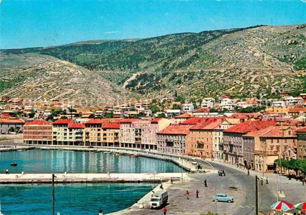 Senj Gospic Lika Senj Uferstrasse am Hafen