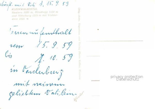 Riezlern Kleinwalsertal Vorarlberg Hirschen und Mittelberg mit Widderstein – Bild 2