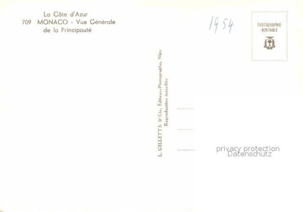 Monaco Vue generale de la Principaute Cote d_A – Bild 2