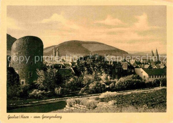Goslar Panorama Blick vom Georgenberg