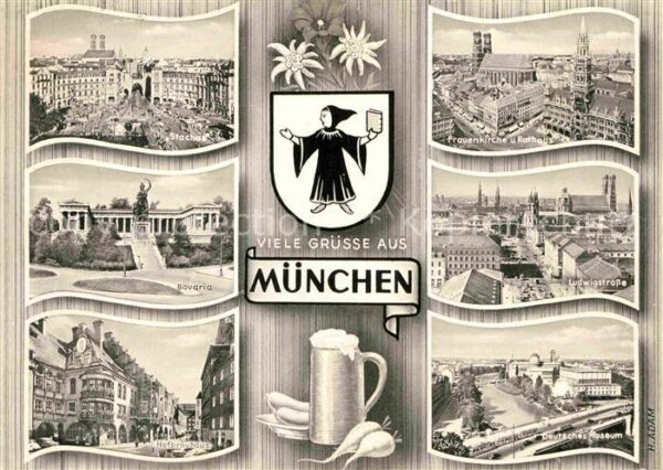 Muenchen Stachus Bavaria Hofbräuhaus Frauenkirch