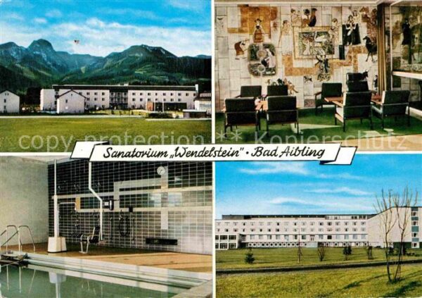 Bad Aibling Sanatorium Wendelstein Hallenbad Alpenb