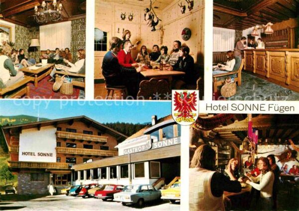 Fuegen Hotel Sonne Empfang Restaurant Bar