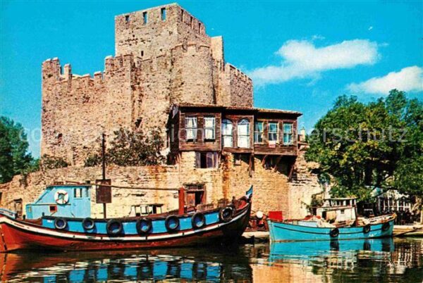 Anadolu Schloss Burgruine Alte Strandvilla Boot