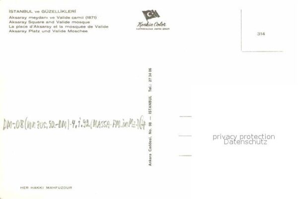 Istanbul Constantinopel Aksaray meydani ve Valide camii Platz M – Bild 2