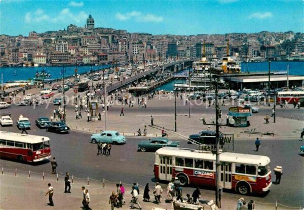 Istanbul Constantinopel Eminönü ve Köprü Brücke
