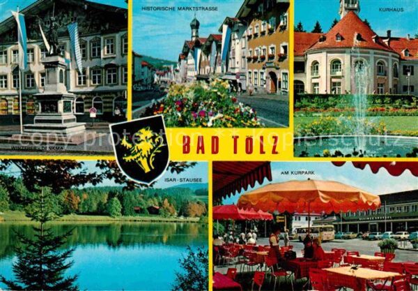 Bad Toelz Winzerer Denkmal Historische Marktstras