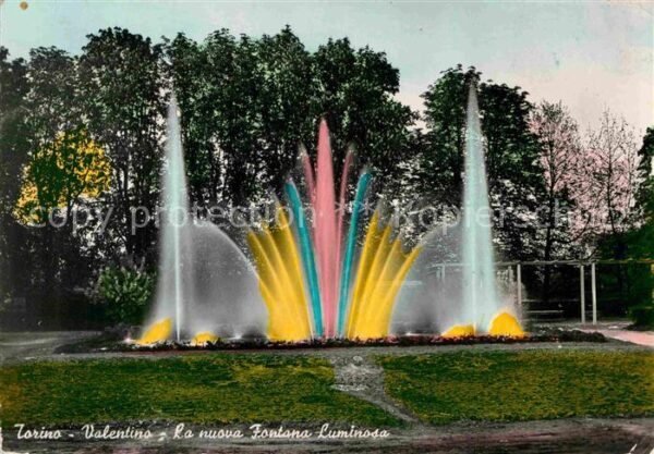Torino Valentino La nuova Fontana Luminosa