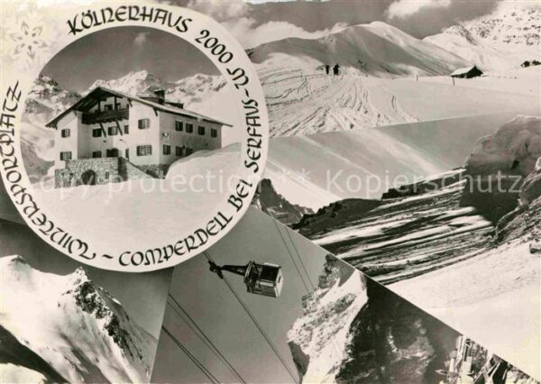 Koelnerhaus Tirol Gebirgspanorama Wintersportplatz Bergba