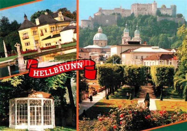 Hellbrunn Schloss Hellbrunn Park Mirabelgarten Fe