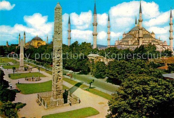 Istanbul Constantinopel Hippodrom und Blaue Moschee
