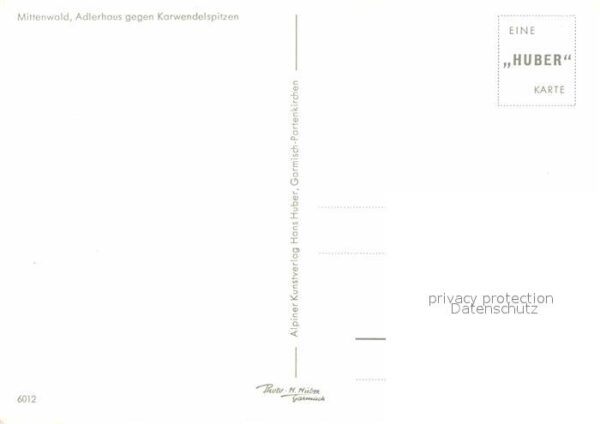 Mittenwald Karwendel Tirol Adlerhaus gegen Karwendelspitzen Huber – Bild 2