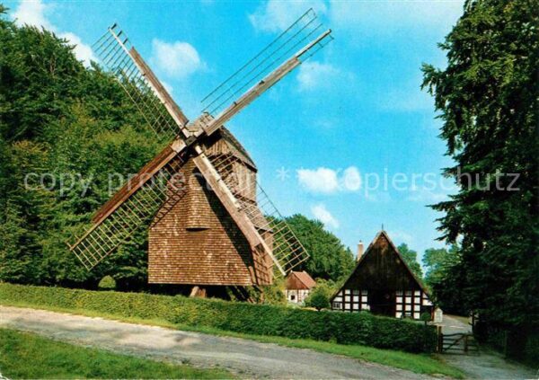 Bielefeld Bauernhausmuseum mit Windmühle