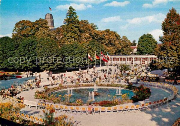 Bad Neuenahr-Ahrweiler Kurpark Wasserspiele Cornely Karte Nr 9