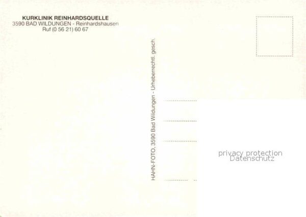 Reinhardshausen Kurklinik Reinhardsquelle – Bild 2