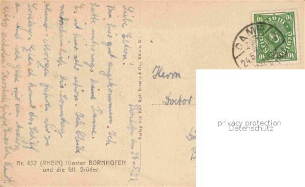 Bornhofen Kamp Kloster und feindliche Br?der – Bild 2