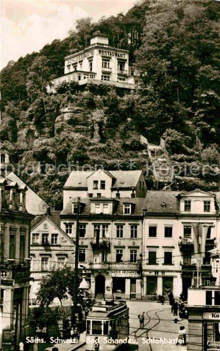 Bad Schandau Schloßbastei Strassenbahn