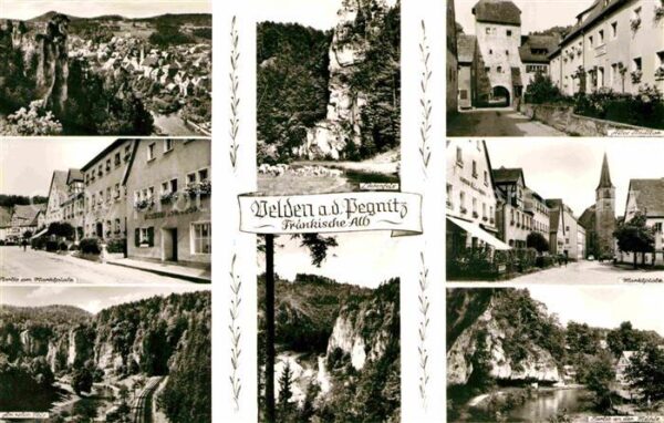 Velden Mittelfranken Pegnitz Marktplatz Stadttor Löwenfels
