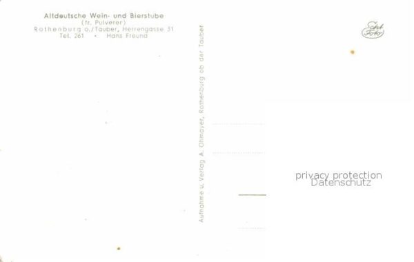 Rothenburg Tauber Altdeutsche Wein- und Bierstube – Bild 2