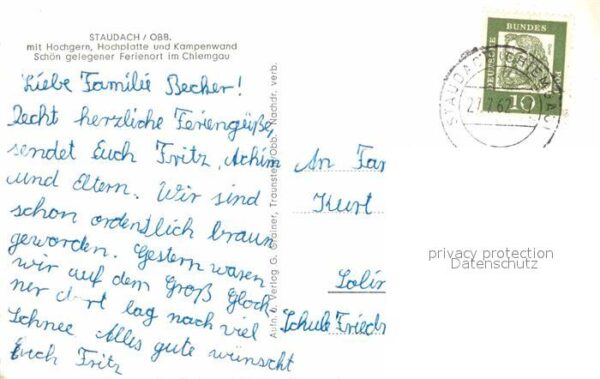 Staudach Oberbayern Fliegeraufnahme mit Hochgern Hochplatte – Bild 2