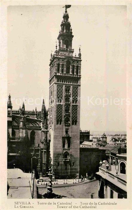 Sevilla Andalucia La Giralda Torre de la Catedral