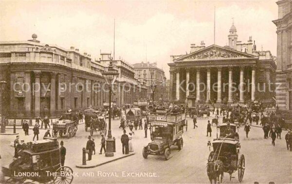 London Bank and Royal Exchange Pferdekutschen