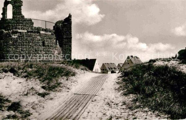 Hoernum Sylt Häuser in den Dünen