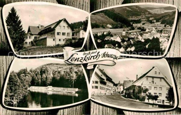Lenzkirch Fliegeraufnahme Ortspartien