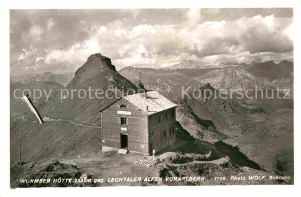 Wormserhuette Lechtaler Alpen Vorarlberg