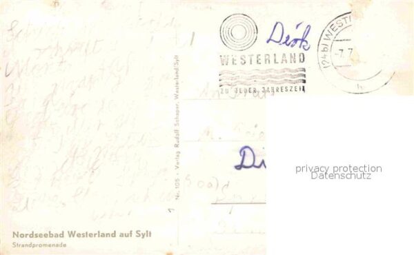 Westerland Sylt Strandpromenade – Bild 2