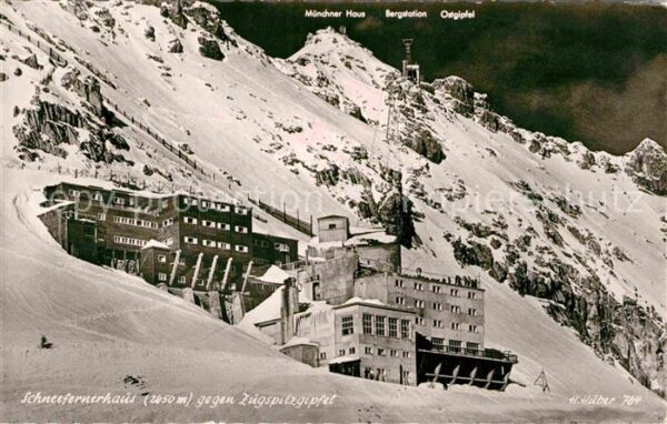 Zugspitze Schneefernerhaus  Münchner Haus