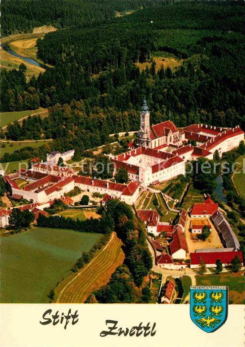 Zwettl-Niederoesterreich Fliegeraufnahme Stift