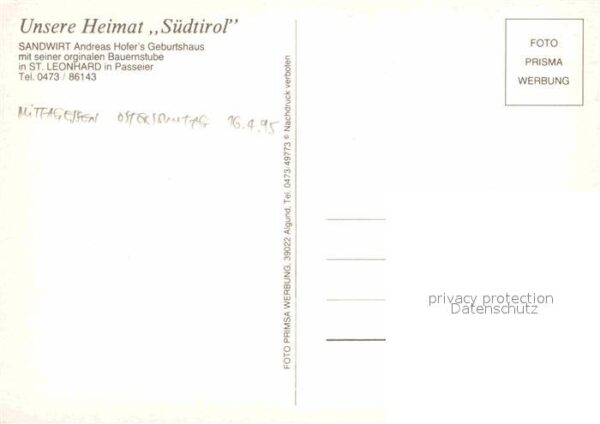 St Leonhard Passeier Sandwirt Gasthaus – Bild 2