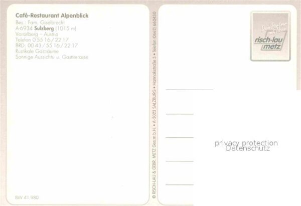 Sulzberg Vorarlberg Cafe Restaurant Alpenblick – Bild 2