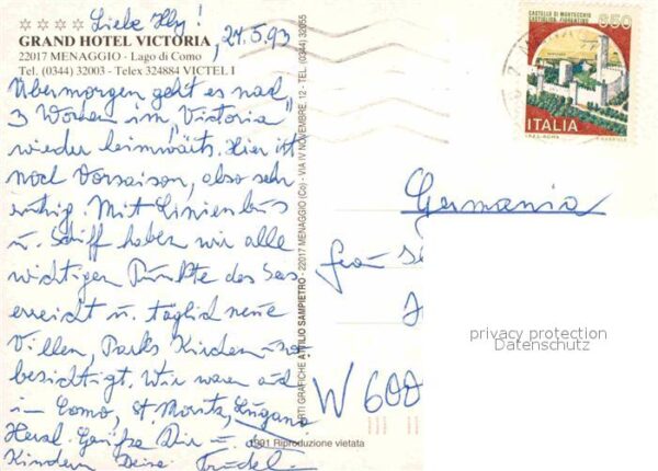 Menaggio Lago di Como Grand Hotel Victoria – Bild 2