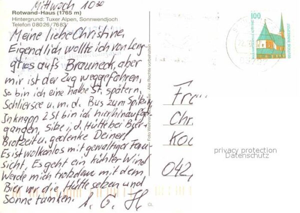 Rotwandhaus mit Tuxer-Alpen Sonnwendjoch – Bild 2