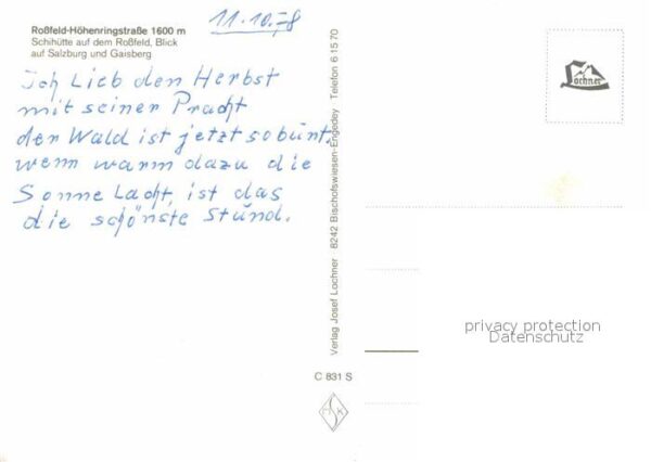 Salzburg Oesterreich Roßfeld-Höhenringstraße Skihütte Gaisbe – Bild 2
