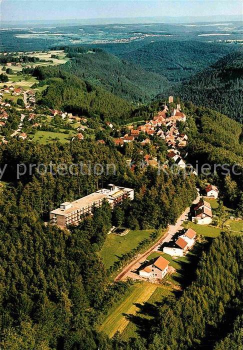 Bad Teinach-Zavelstein Fliegeraufnahme Bibelheim Haus Felsengr