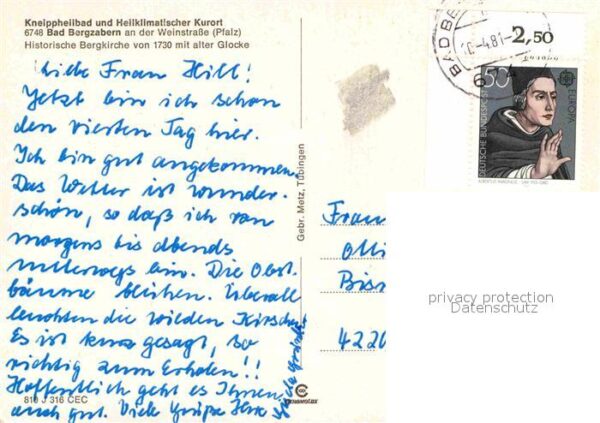 Bad Bergzabern Bergkirche mit alter Glocke – Bild 2