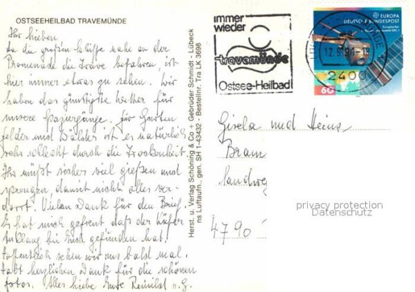 Travemuende Ostseebad Fliegeraufnahme – Bild 2