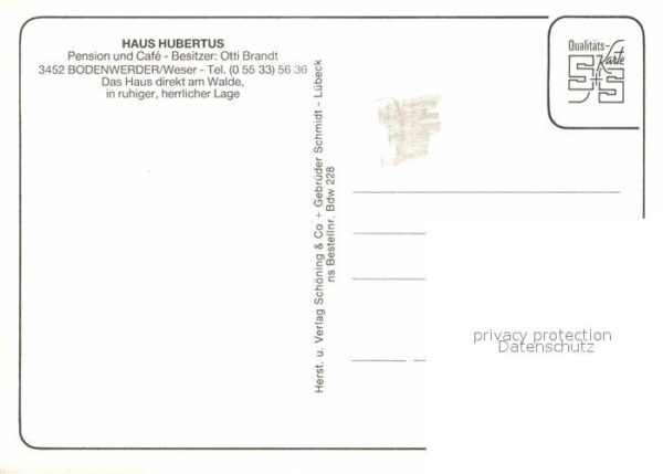 Bodenwerder Haus Hubertus Pension Cafe – Bild 2