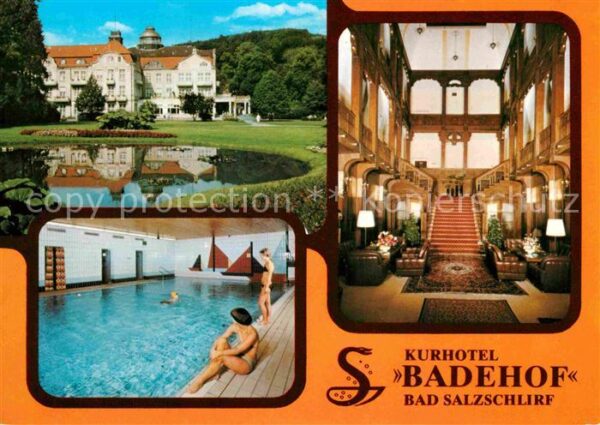 Bad Salzschlirf Kurhotel Badehof Halle Schwimmbad